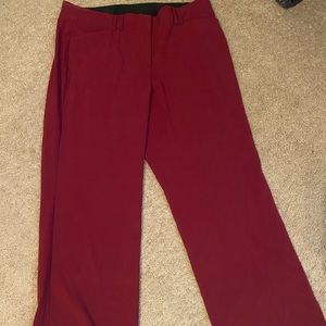 Beautiful Cranberry Wide Leg Lane Bryant Pants